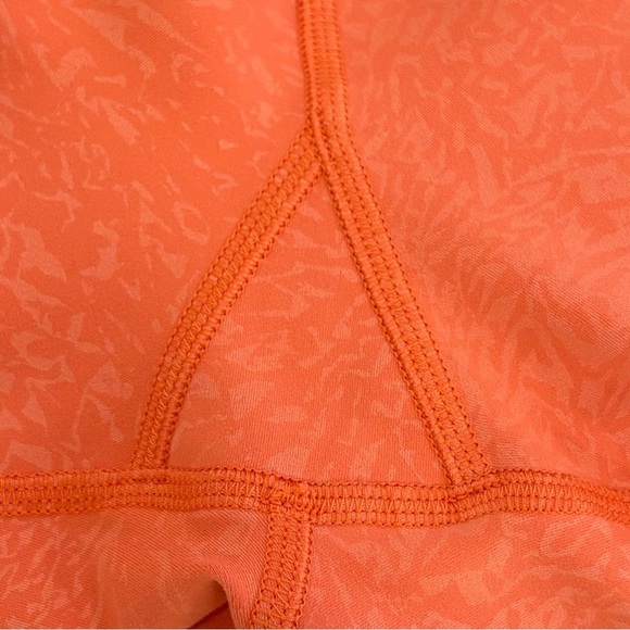 Lululemon Wunder Train High Rise Shorts 8" Size 4 In Crunch Warm Coral - Picture 4 of 6